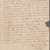 Martin Archer Shee to Miss Porter, autograph letter signed