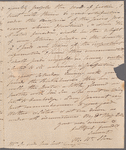 Martin Archer Shee to Miss Porter, autograph letter signed