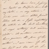 Sarah Elizabeth Utterson to Miss Porter, autograph letter signed