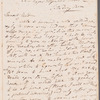 Jane Porter to Mary Kean, autograph letter signed (copy)