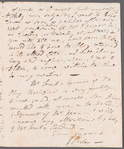 Jane Porter to Mary Kean, autograph letter signed (copy)