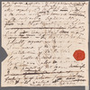 Jane Porter to Mary Kean, autograph letter (draft)