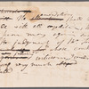 Jane Porter to Mary Kean, autograph letter (draft)