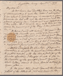 Jane Porter to Edmund Kean, autograph letter signed (copy)