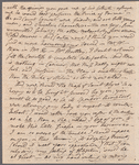 Jane Porter to Edmund Kean, autograph letter signed (copy)
