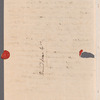 Jane Porter to Edmund Kean, autograph letter signed (copy)