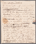 Jane Porter to William Frederick, Duke of Gloucester, autograph letter (copy)