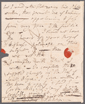 Jane Porter to William Frederick, Duke of Gloucester, autograph letter (copy)