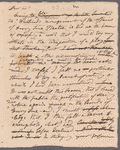 Jane Porter to Edmund Kean, autograph letter (draft)