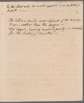 Jane Porter, autograph memo