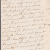 Charles James to Miss Porter, autograph letter signed