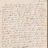 Harriet Canning to Jane Porter, autograph letter signed