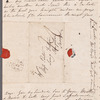 Harriet Canning to Jane Porter, autograph letter signed