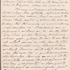 John Johnson to Mrs. Porter, autograph letter signed