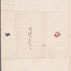 John Johnson to Mrs. Porter, autograph letter signed