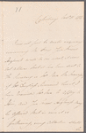 [George Capel-Coningsby, Lord Essex?] to [Your Royal Highness?], [autograph?] letter