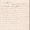 Mary Skinner to Anna Maria Porter, autograph letter signed