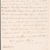 Mary Skinner to Anna Maria Porter, autograph letter signed