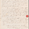 W. H. Neville to Anna Maria Porter, autograph letter signed