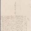 Thomas Streatfeild to Anna Maria Porter, autograph letter signed