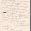 Margaret Holford to Miss Porter, autograph letter signed