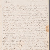 George Lamb to Mary Kean, letter (copy)