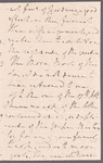 William Waldegrave, Lord Radstock to Jane Porter, autograph letter signed