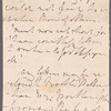 William Waldegrave, Lord Radstock to Jane Porter, autograph letter