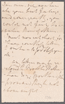 William Waldegrave, Lord Radstock to Jane Porter, autograph letter