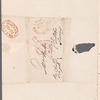 John Johnson to Mrs. Porter, autograph letter signed