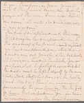 William Waldegrave, Lord Radstock to Jane Porter, autograph letter signed