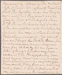 William Waldegrave, Lord Radstock to Jane Porter, autograph letter signed