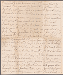 William Waldegrave, Lord Radstock to Jane Porter, autograph letter signed