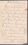William Waldegrave, Lord Radstock to Jane Porter, autograph letter signed