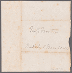 William Waldegrave, Lord Radstock to Jane Porter, autograph letter signed