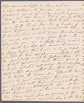 Harriet Canning to Anna Maria Porter, autograph letter signed
