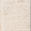 Thomas Brown to Jane Porter, autograph letter signed
