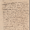 Jane Porter to William Frederick, Duke of Gloucester, autograph letter (draft)