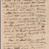 Jane Porter to William Frederick, Duke of Gloucester, autograph letter (draft)