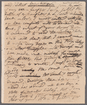 Jane Porter to William Frederick, Duke of Gloucester, autograph letter (draft)