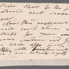 Jane Porter to George Lamb, autograph letter (draft)