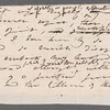 Jane Porter to George Lamb, autograph letter (draft)