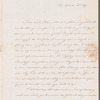 Eugénie Moreau to Jane Porter, autograph letter signed