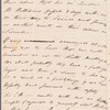 Mary Brydges to Miss Porter, autograph letter signed