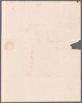 Mary Brydges to Miss Porter, autograph letter signed