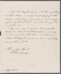 Thomas Wright & Co. to Miss Porter, letter third person
