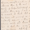 Peter Moore to Jane Porter, autograph letter signed