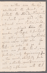 Peter Moore to Jane Porter, autograph letter signed