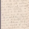 Peter Moore to Jane Porter, autograph letter signed