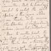 Peter Moore to Jane Porter, autograph letter signed